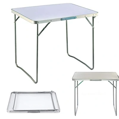 Image of EFAN Folding Camping Table 80x60x69cm, Portable Garden Lightweight Table, for Indoor or Outdoor use, Ideal Picnic Party BBQ Dining Writing Study Reading Stand