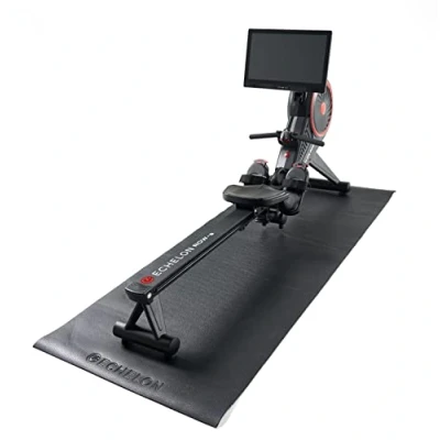 Image of Echelon Fitness Protective Indoor Rower Mat: 39&quot;W x 90.5&quot;L, Black