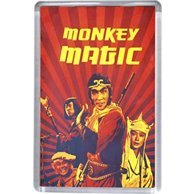 Image of Monkey Magic Classic TV Poster Fridge Magnet 5 x 7.5 cm