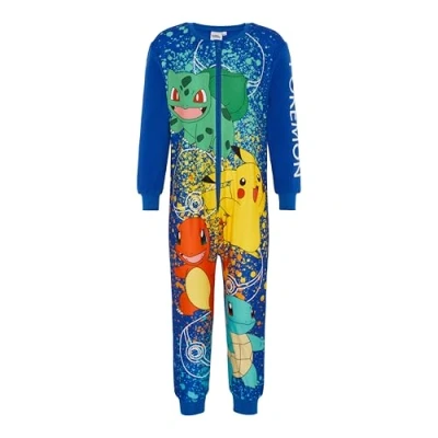 Image of Pokemon Boys Onesie, Blue 2, Age 11 12 Years