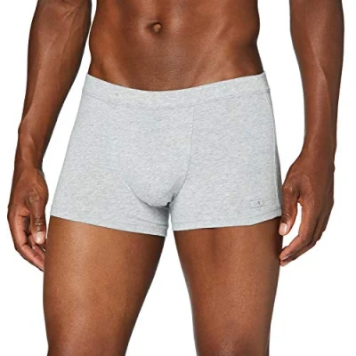 Image of LVB Men&#039;s Supima Stretch Cotton Boxer Briefs, Grey (Grey Melange), XXL