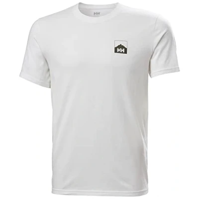 Image of Helly Hansen Mens Nord Graphic Hh T Shirt, White, S EU