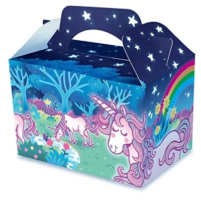 Image of Unicorn Food Party Gift Boxes x 10