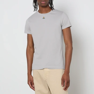 Image of Vivienne Westwood ORB PERU Unisex Basic Tshirt, Size: Large, Grey