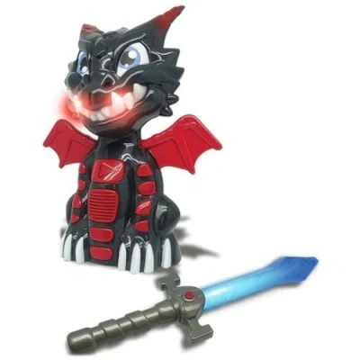 Image of RELSY Dragon Slayer Fantasy Shooting Game For Kids, Interactive Robot &amp; Light Up Sword Target