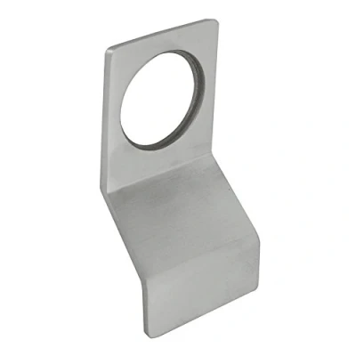 Image of Jedo Satin Stainless Steel Front Door Cylinder Pull Round Profile