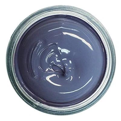 Image of Famaco 50ml Blue Lavande Leather Deluxe Cream Polish for Boot and Shoe with Application Sponge Long Lasting Shine Protector Kit Boots Shoes