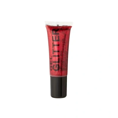 Image of Gel Glitter Red. Sparkling for your face &amp; body with fine nib applicator