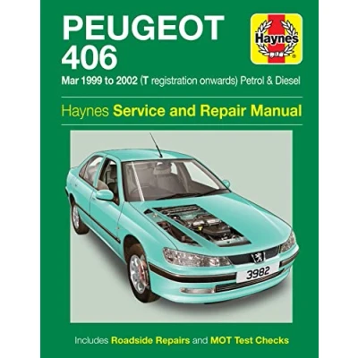 Image of Peugeot 406 Petrol &amp; Diesel (Mar 99 02) Haynes Repair Manual (Paperback)