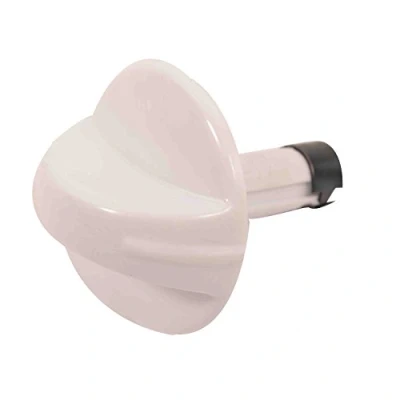Image of Cannon White Long Shaft Hob/Main Oven Control Knob Genuine part number C00238201