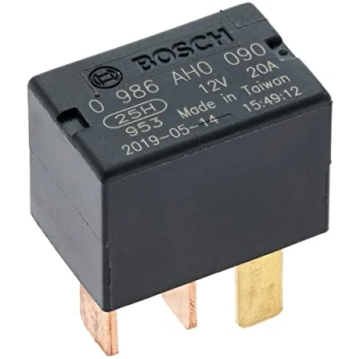 Image of 283000L010, 2830028010, 9098702027, 9098702028, 90987T2001 Relay, main current BOSCH 0 986 AH0 090 4 pin connector