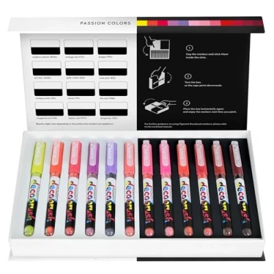 Image of Karin Pigment Decobrush Crafting Brush Marker Pen, Passion, One Size, KAR29C6