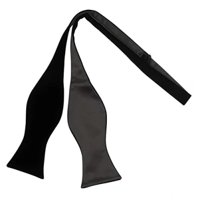 Image of King &amp; Priory Black Velvet Self Tie Bow