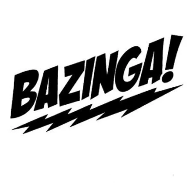 Image of Decus Bazinga Sticker OEM JDM Style