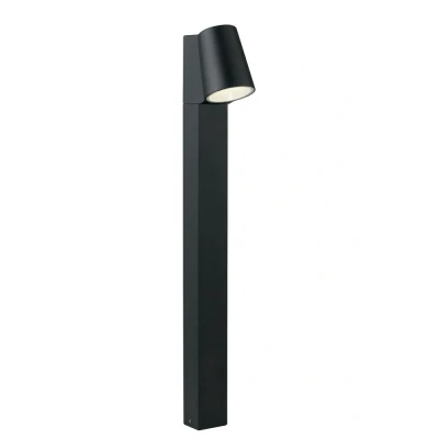Image of Sintesi Outdoor Integrated LED Aluminum Bollard, Black, IP44, 4000K