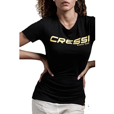 Image of Cressi T Shirt, Lady, Black Yellow, S