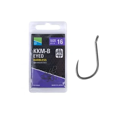 Image of Preston KKM B Barbless hooks (10pcs) Size 12 Coarse