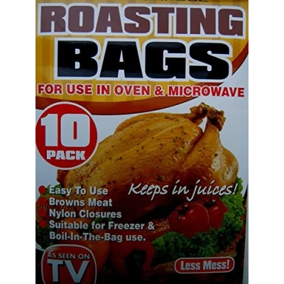 Image of Less Mess!Keeps in Juices! Multi purpose Oven bags for use and Microwave (10 a pack)