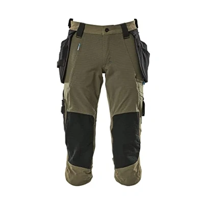 Image of Mascot 17049 311 33 C56 Stretch Short Trousers with Pockets, Moss Green,