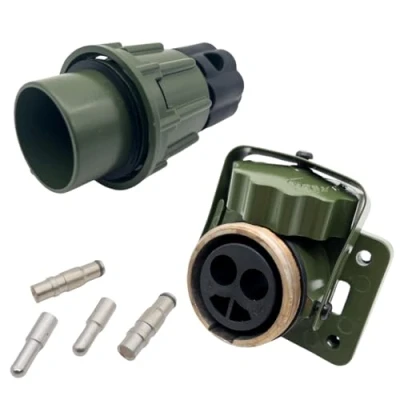 Image of SERTPLAS Nato Plug + 12/24 V 35 mm² 2 Pins for Community Vehicles, Firefighters, Trucks, Cranes VG96917