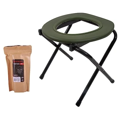 Image of Ultimate Camper Comfort Toilet + 15 Biodegradable Bags Bivvy accessories