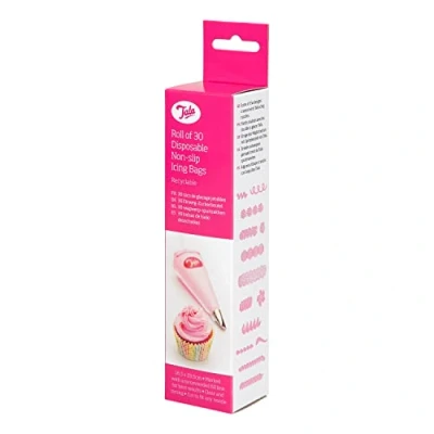 Image of Tala 10A10591 30 Large Recycable Non Slip Icing Bags 20 x 40cm, Disposable