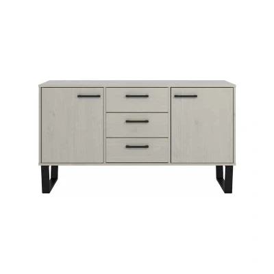 Image of Ace &amp; K Tocos Grey Medium Sideboard with 2 Doors, 3 Drawers