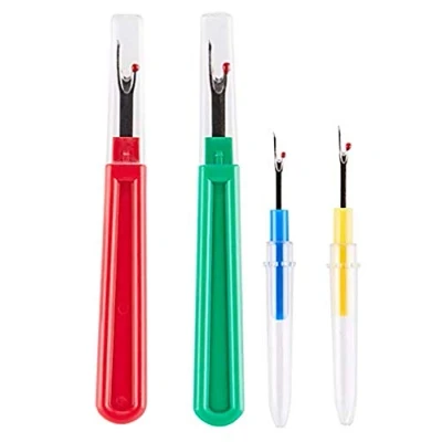 Image of 4 Pieces Seam Rippers Sewing Stitch Thread Unpicker for Quick Unpick (4Pcs Ripper)