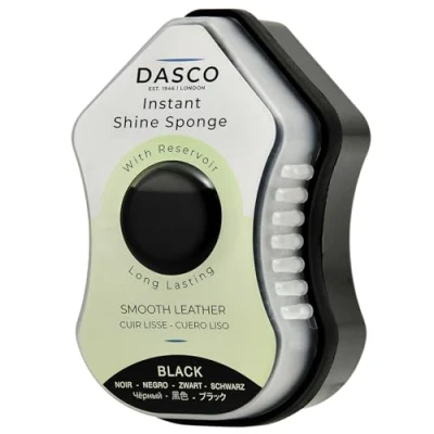 Image of Dasco Premium Instant Shine Sponge with polish reservoir Black