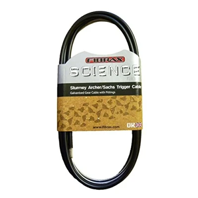 Image of Fibrax Sturmey Archer Cycle Gear Trigger Cable and Housing Black