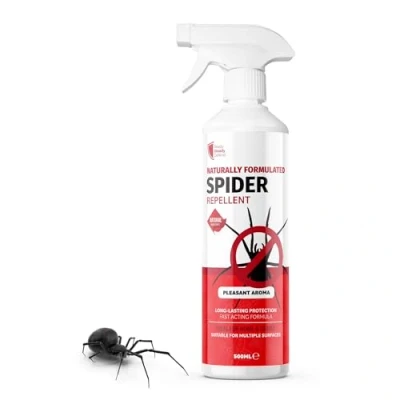 Image of Spider &amp; Insect Killer Repellent Spray 500ml Low Odour Long Lasting Protection for Indoor Outdoor Use Approved Home Effective on All Surfaces and Textiles Easy to Apply Formula