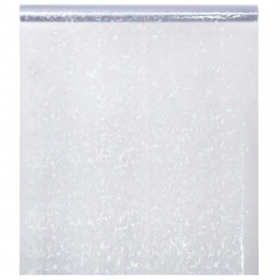 Image of vidaXL Window Film Frosted 3D Rainbow Pattern 45x1000 cm PVC