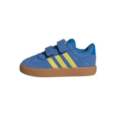 Image of adidas Sportswear VL Court 3.0 Baby shoes Bright royal pure sulfur gum for kids, Size: 7K, Leather/synthetics