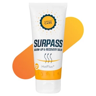 Image of SURPASS CARE Warm up and Recovery Balm, for Sport Athletes, After Exercise Muscle Pain Relief, Joint Relaxant, Before Sports Maximum Balm 200ml
