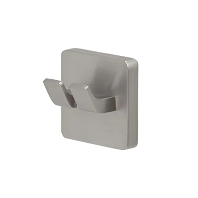 Image of Tiger Dock, Towel hook large, Brushed stainless steel, 32x49x49mm