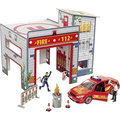 Image of Revell 00850 Spielset Feuerwache Playset Fire Station, Multi Colour, 47x35x36,5cm