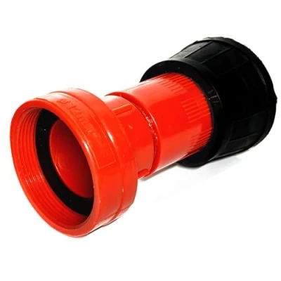 Image of SAFBY Fire Hose Nozzle Thermoplastic Equipment Spray Jet Fog (1.5&quot; NPSH/NPT)