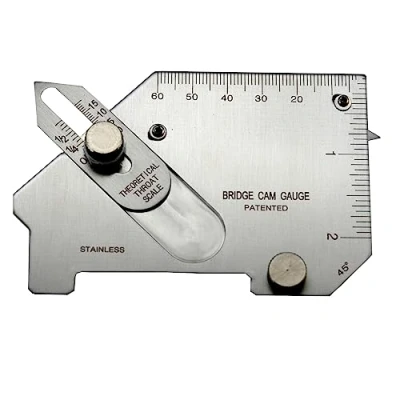 Image of RIVERWELD New Bridge Cam Gage Test Ulnar Welding Inspection Gauges Metric and Inch (Bridge Gauge)