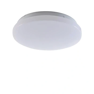 Image of Lindby LED outdoor ceiling light Kirkola, 3000 K, Ø 26 cm, white