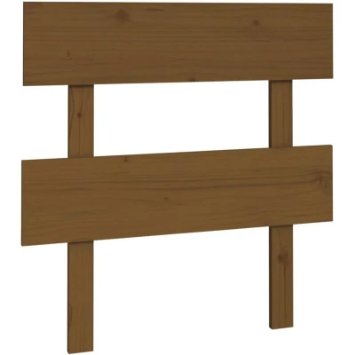 Image of vidaXL Bed Headboard Honey Brown 103.5x3x81 cm Solid Wood Pine