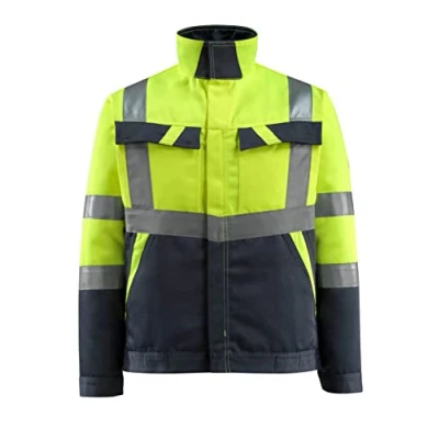 Image of Mascot Forster Work Jacket Hi vis Yellow/Dark Navy XXL