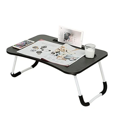 Image of Laptop Bed Desk Stand, Folding Laptop, Reading Desk, Tray or and Sofa Breakfast Tray, 4 Tier