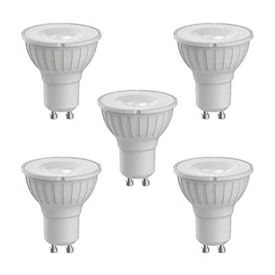 Image of Megaman GU10 Reflector Non Dimmable LED Lamp, 4.2 Watt, 4000K Colour Temperature, Warm White 5 Packs