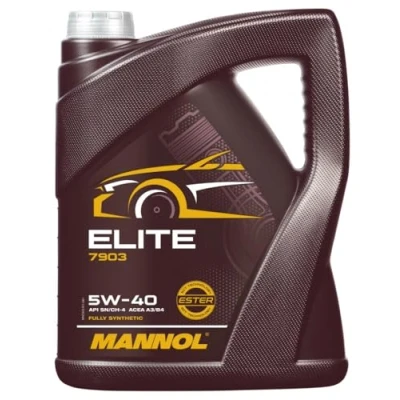 Image of Mannol Elite 5W40 A3 B4 Fully Synthetic Ester Engine Oil, 505.00 229.5 LL01, 5 litres