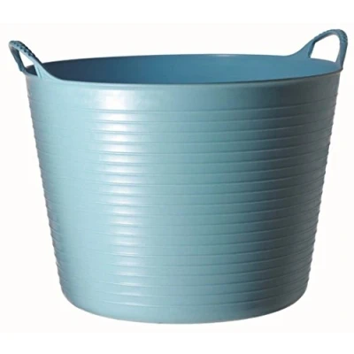 Image of Tubtrugs 42L Large Flexible 2 Handled Recycled Tub, Sky Blue