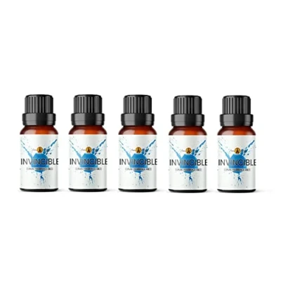 Image of Aroma Energy Invincible Fragrance Oil 50ml (5 x 10ml) Highly Scented for Making Candle, Soap, Wax Melt, Diffuser etc