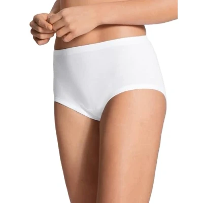 Image of Calida Women&#039;s Midislip Slip/Hosen Brief, White Weiß (Weiss 001), 12