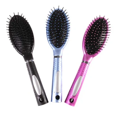 Image of Oval Cushion Hair Brush Styling/Shaping Pad Hairbrush