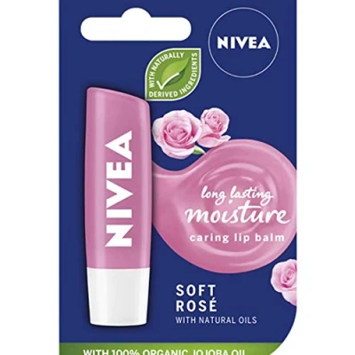 Image of Nivea Lip Soft Rose Blister Pack Of 3