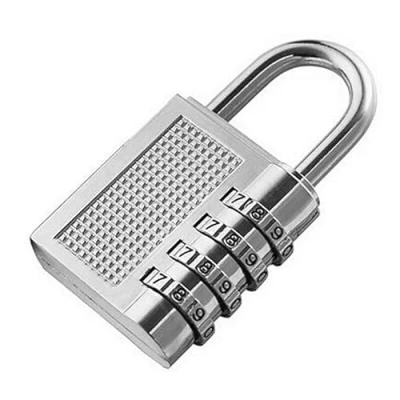 Image of ARA CHOICE Combination Number Locks 4 Digit Padlock Locker Lock Home Office Travel Luggage Padlocks with Code Outdoor Heavy Duty Weatherproof for School Gym Cabinet Garage Gate Shed (Grey)
